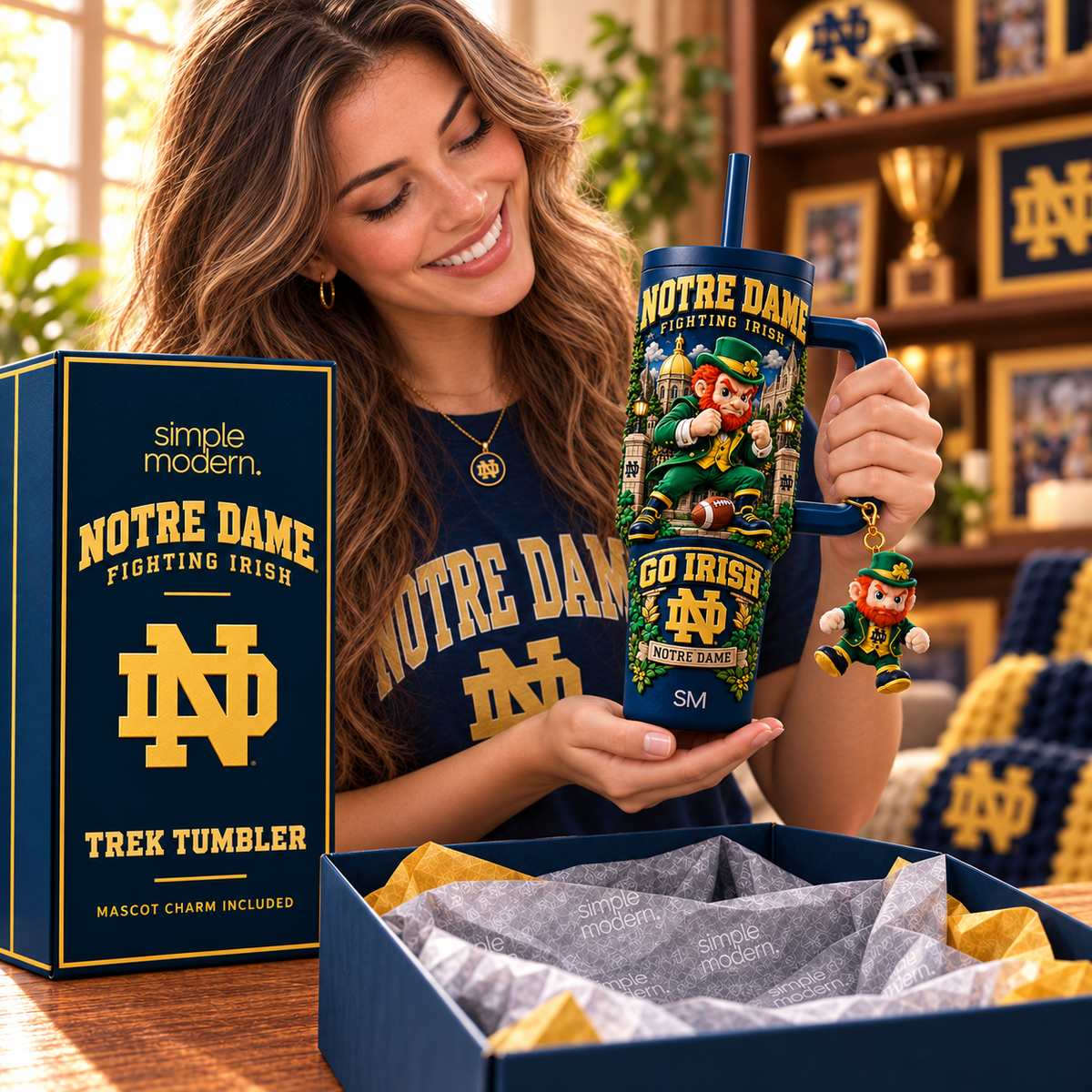 NDFI 40oz Tumbler With Handle TMH