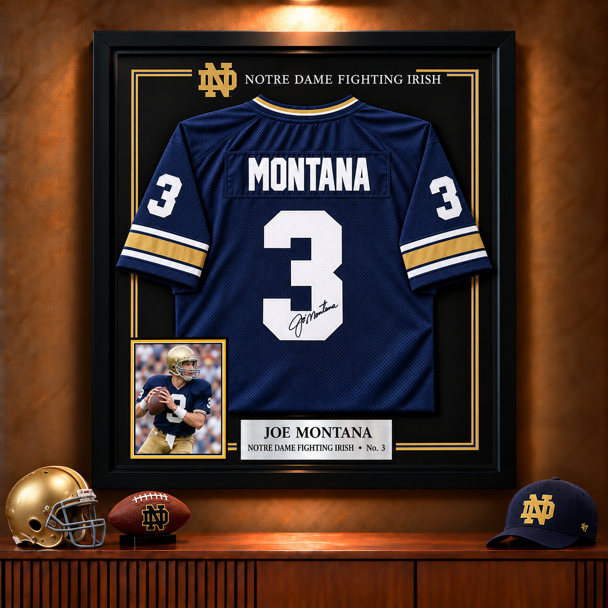 NDFI Legendary jersey display frame PNPA