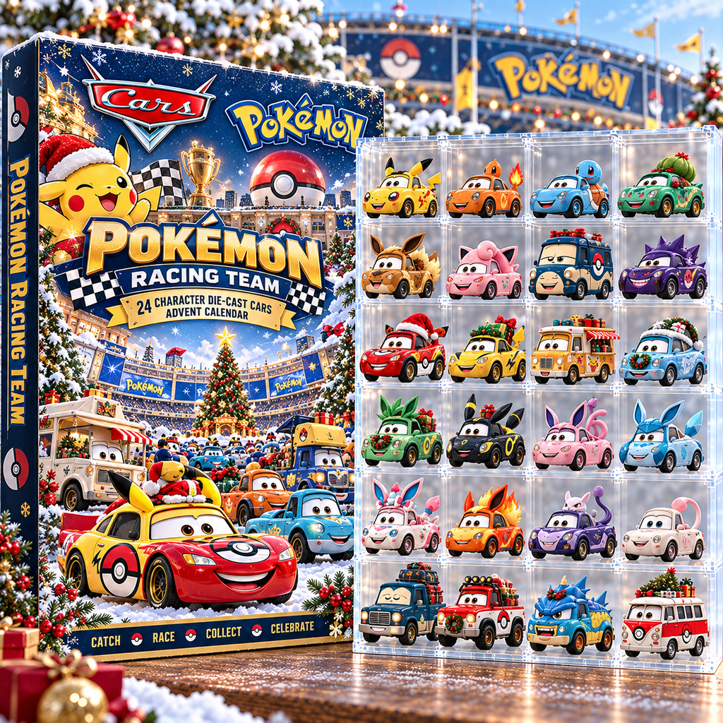 PKM Premium Character Die-Cast Cars Christmas Advent Calendar NTNA