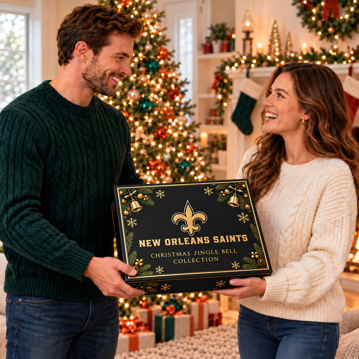 Premium NOS Christmas Bell Ornament PVNA