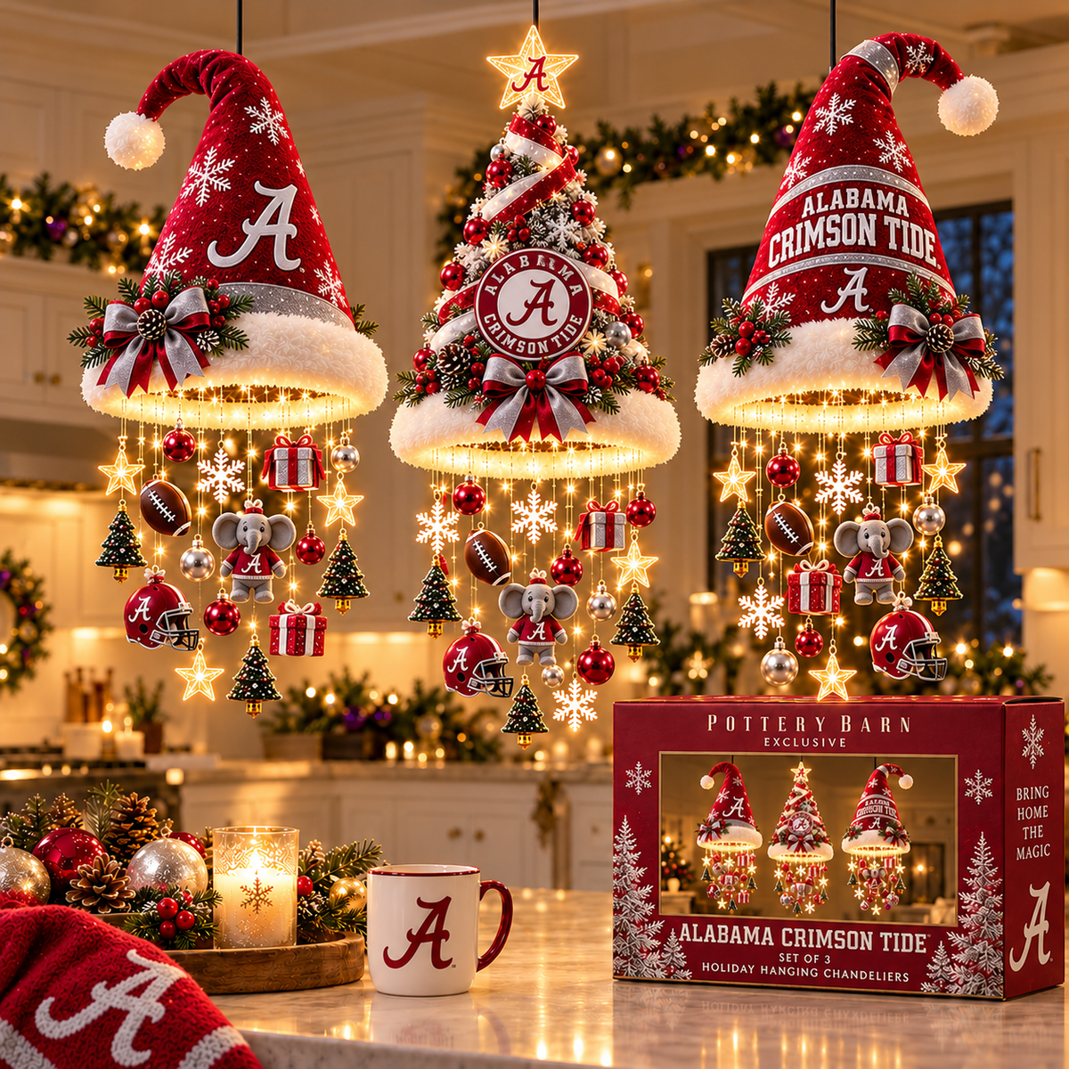 ACT Premium Christmas Hanging Chandelier Set BMD