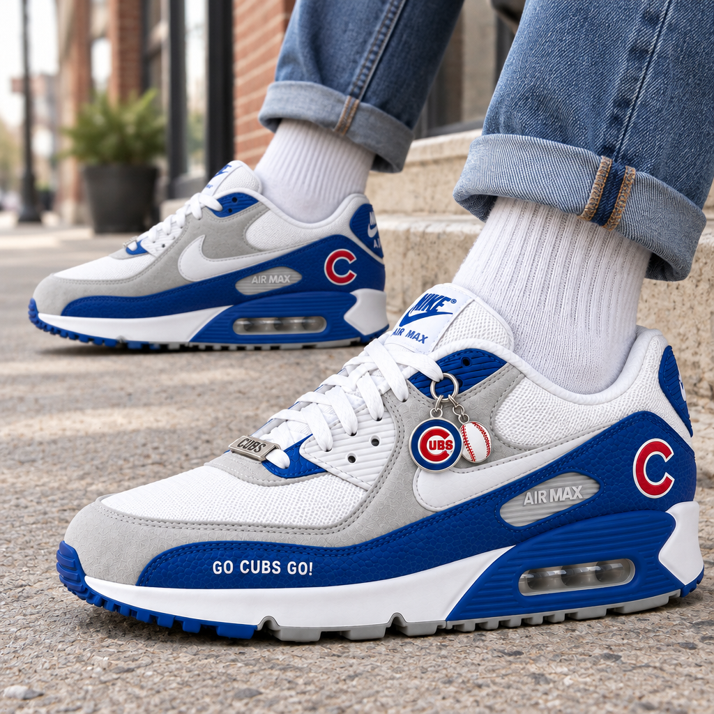 Chicago Cubs Premium Low-Top Sneakers