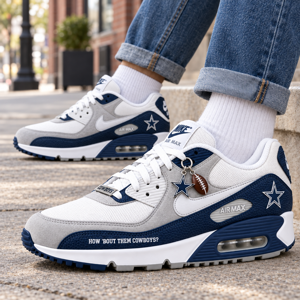 Dallas Cowboys Premium Low-Top Sneakers