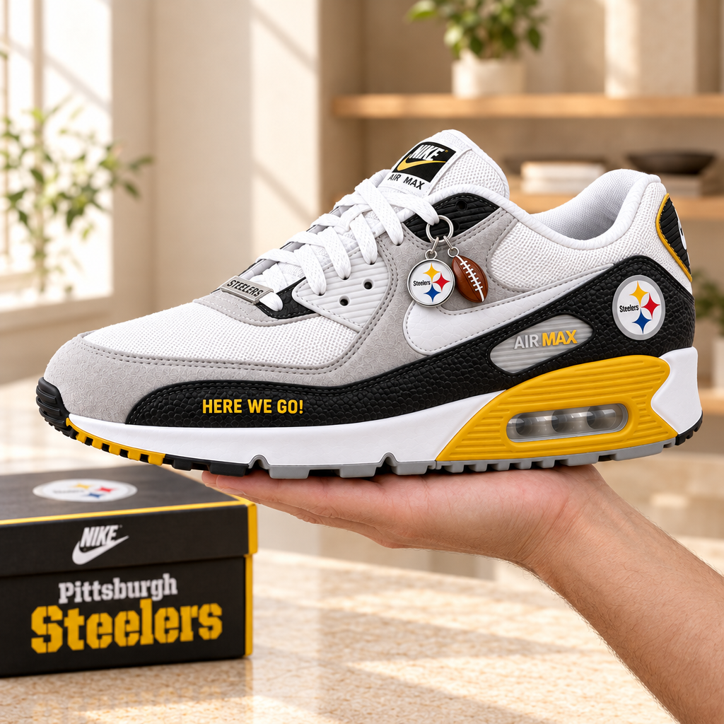 Pittsburgh Steelers Premium Low-Top Sneakers