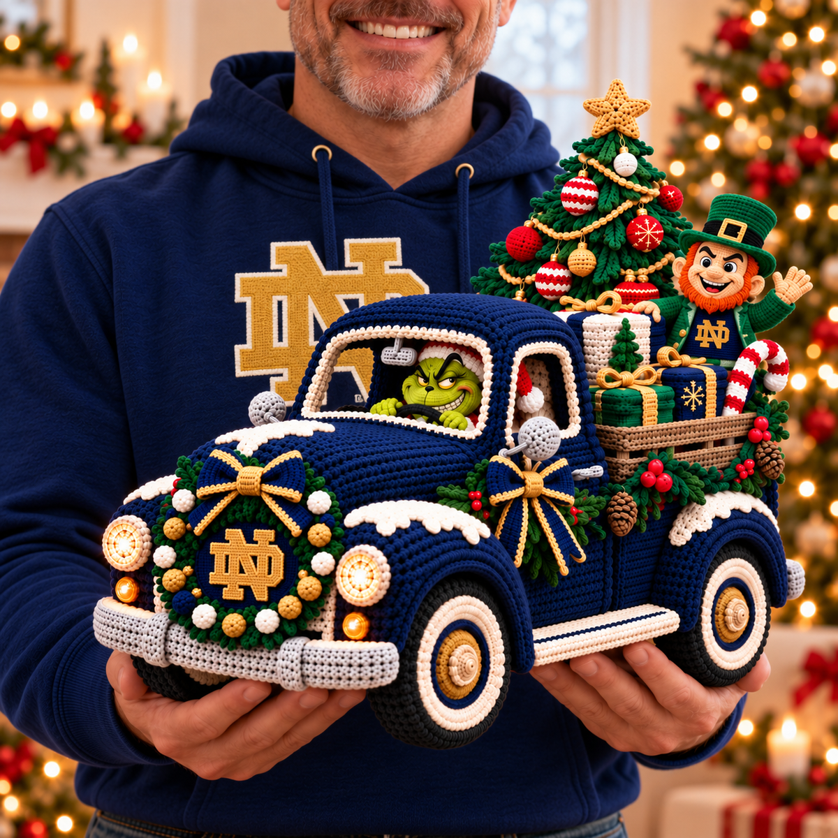 NDFI Cozy Christmas Holiday Truck Decor PNPA