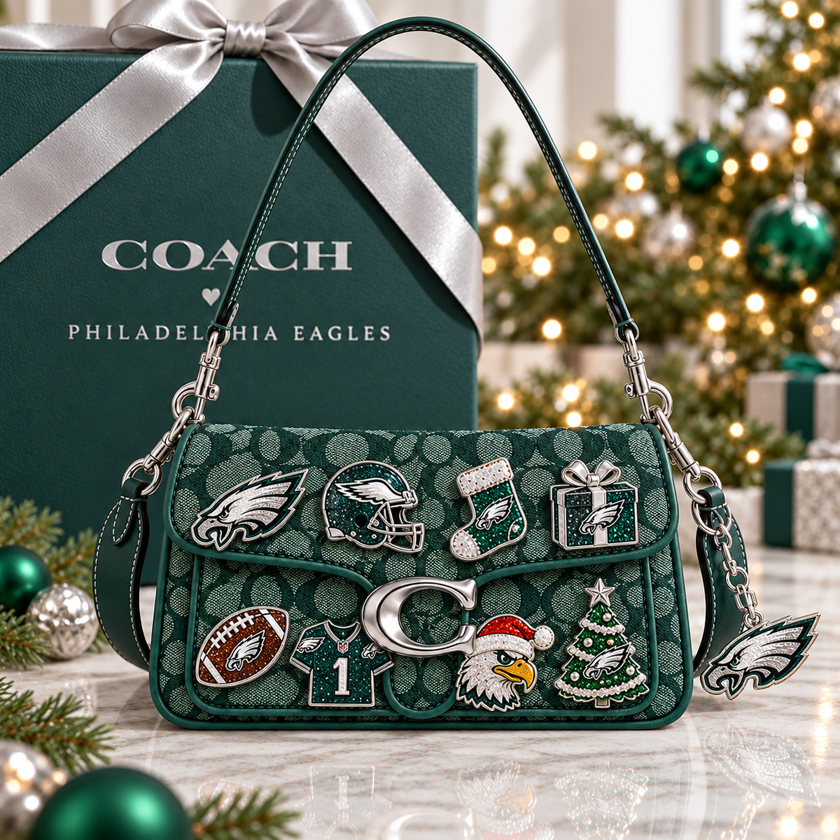Premium PLDE Noel Shoulder Cross With Charm NPL