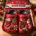 UTAH Premium Christmas Glitter Charm Clogs NTTB