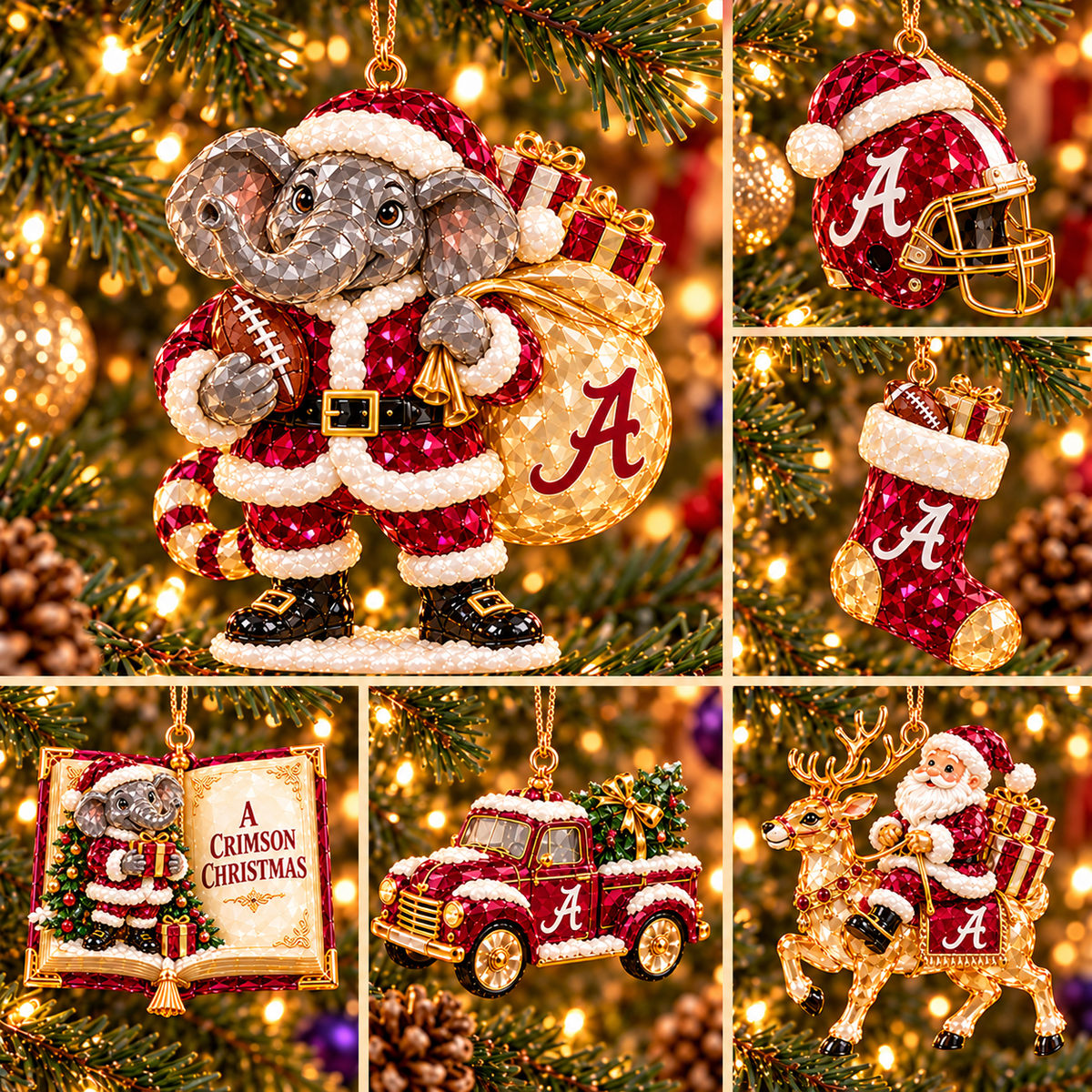 ACT Premium Christmas Tree Ornament Set NHVH
