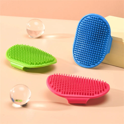 20pcs Dog Bath Brush Pet Soothing Massage Rubber Comb