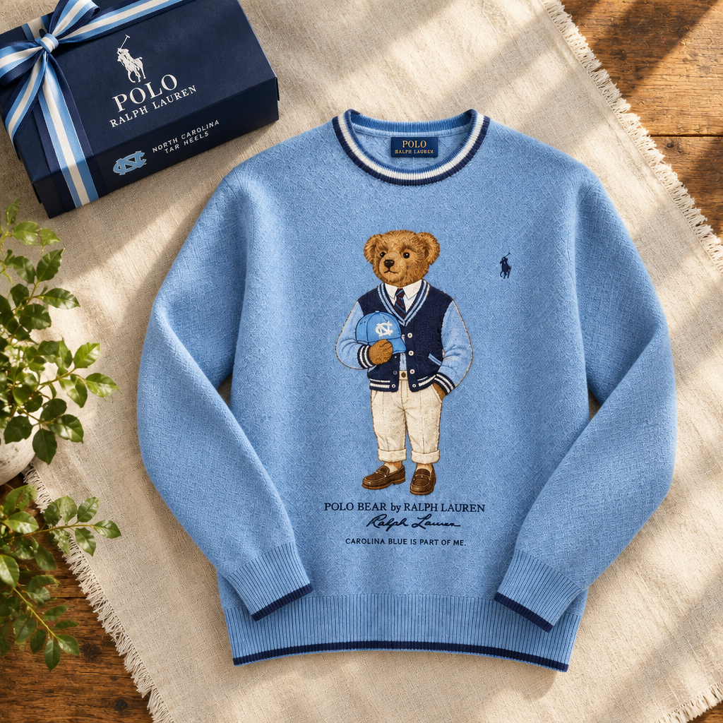 North Carolina Tar Heels Premium Crewneck Sweater