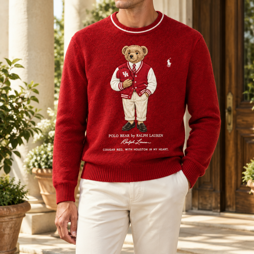 Houston Cougars Premium Crewneck Sweater